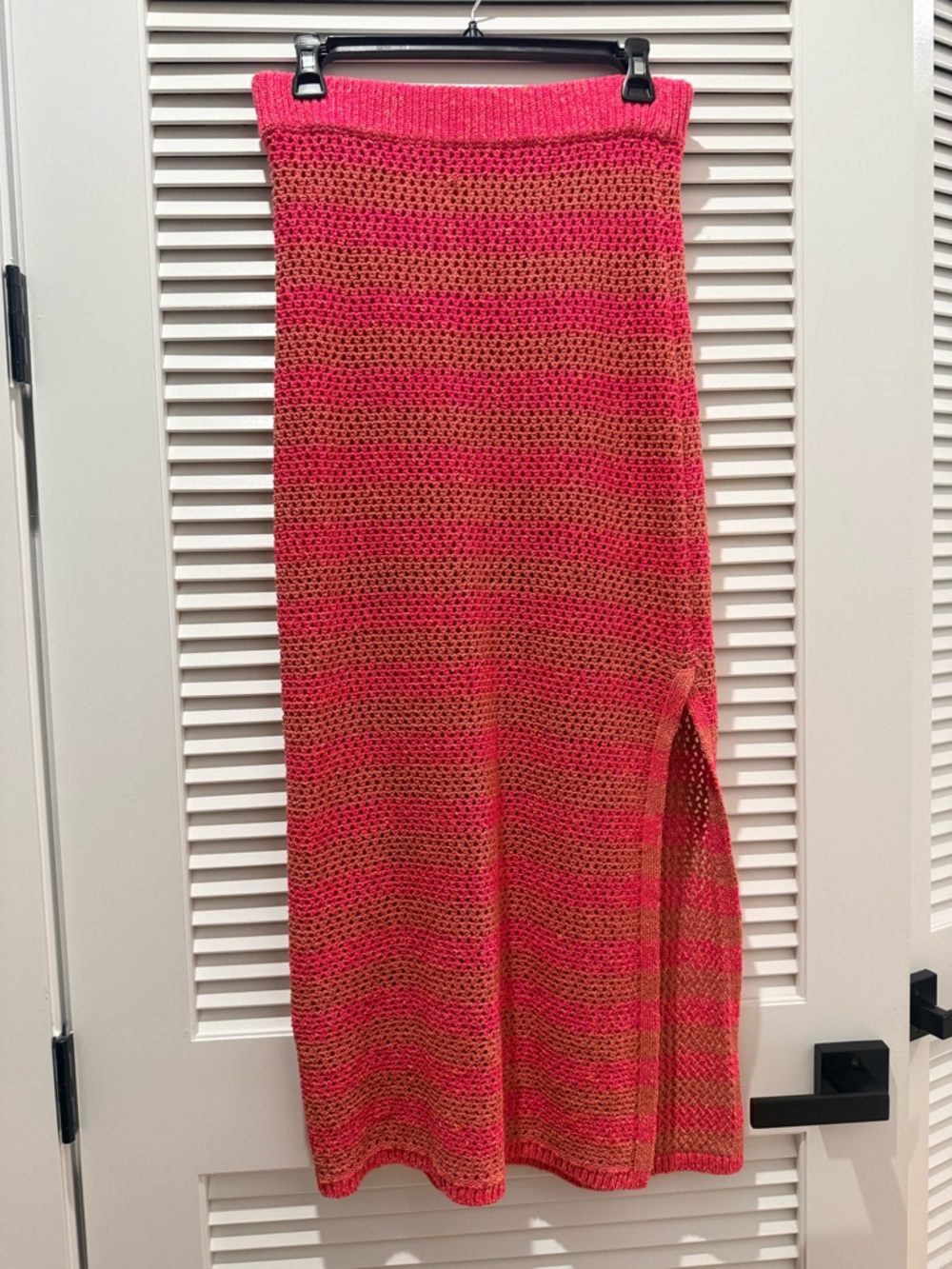 rag & bone Pink Crochet Skirt
